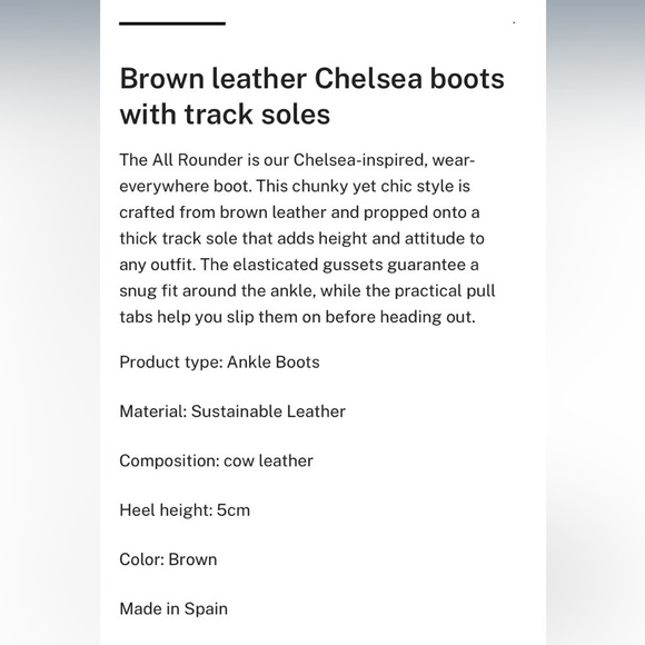 ALOHAS NWOT All Rounder Chelsea Boot - Picture 15 of 15